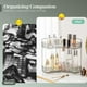 thumbnail image 5 of Organizador de encimera de baño Aveniee Corner, 2 niveles, gris, 5 of 6