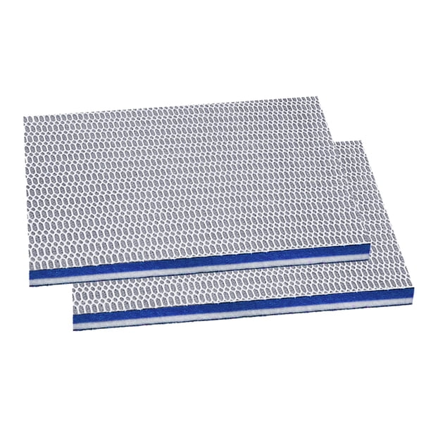 2 piezas de reemplazo de filtro de acuario profesional accesorios de tanque de peces de algodón Azul Cola Almohadillas de acuario