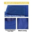 thumbnail image 4 of Baby Sun Hat UPF 50+ Wide Brim Adjustable Sun Protection Hat for Newborn Infant Boys,Blue/0-12 Months, 4 of 4