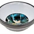 thumbnail image 5 of SUPERHERO Snack Size Melamine Plates and Bowls Sets DC BATMAN, SUPERMAN, MAN OF STEEL, CAPED CRUSADER, Warner Bros. DC Comics (BATMAN ACTION Bowl Set (4)), 5 of 5