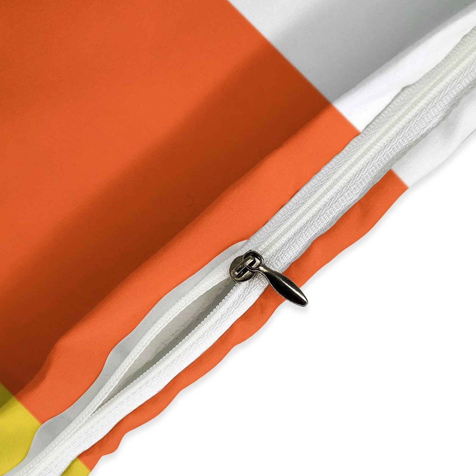 Candy Corn Costume Set Duvet Cover Themed Multicolor Polyester Bedding Set Duvet Cover for Twin Size