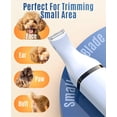thumbnail image 3 of Cortadora de pelo Dog Clippers oneisall inalámbrica para mascotas pequeñas, blanca, 3 of 8