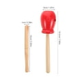 thumbnail image 2 of OULII Ensemble de 33 Longkou Bangzi Rouges pour Percussion de Théâtre Cloches de Vache Entraînement Musical, 2 of 8
