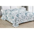 thumbnail image 2 of Plazatex Luxurious Ultra Soft Lightweight Dempsey Printed Blanket Queen Light Blue, 2 of 5