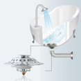 thumbnail image 4 of MOMOJIA Upgraded Tub Stopper Efficient Bathtub Drain Plug with Hair Filter Aluminum, 4 of 8