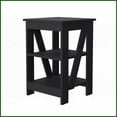 thumbnail image 6 of Modern Space-Saving Coffee Table with Two Shelves for Living Room, Organizes Books & Remotes, 6 of 8