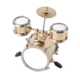 thumbnail image 3 of Miniature Brass Drum Set Ornament,  Musical Instrument Replica with Gift Box, Perfect Gift for Musicians, 3 of 7