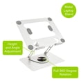 thumbnail image 3 of onn Adjustable Metal Laptop Stand, 3 of 6