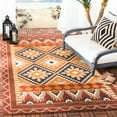 thumbnail image 2 of SAFAVIEH Veranda Johann Geometric Indoor/Outdoor Area Rug, Rust/Red, 2'7" x 5', 2 of 8