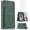Green, variant on MYKOMI Compatible with Samsung Galaxy A51 5G/A 51 5G UW Verizon Wallet Case HD Screen Protector Zipper Leather Flip Cover Card Holder Stand Cell Accessories for 51A G5 S51 Women Men Red