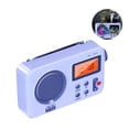 thumbnail image 3 of Radio Portátil Canales Duales Am Fm Receptor De Audio Pantalla De Retroiluminación Lcd Radio De Señal Estable Con Conector Para Auriculares De 3,5 Mm Y Antena Estirable Guardurnaity EL010154-00, 3 of 5