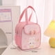 thumbnail image 1 of Ganfancp Conejito de Gran Capacidad Portátil Lunch Box Bolsa Estudiante Aislamiento Térmico Bolsa de Almuerzo Bolsa de Almacenamiento de Papel de Aluminio Espesado Bolsa de Comida Bolsa de Venta Al P, 1 of 3
