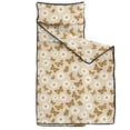 thumbnail image 2 of Daisy Pioneer Flower and Large Butterflies Teens Toddler Nap Mat with Pillow, Sleeping Mat Bag for Preschool Daycare 51"x22", 2 of 6