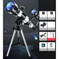 thumbnail image 2 of Telescopio Astronómico de 70 Mm para Y Principiaes, Adulto, Telescopio Portátil con Trípode Y Bolso para Regalos Soledad  Telescopio lunar manual, 2 of 10