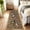 Brown, variant on Garvee 2'x6' Floral Runner Rug Animal Cat Carpet, Washable Boho Rugs Non Slip Low Pile Soft Indoor Floor Mat for Hallway Bedroom Kitchen, Brown