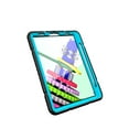 thumbnail image 5 of Case for iPad Air 11 2024, Heavy Duty Military Grade Protective Shockproof Rugged Silicone PC Cover with Built-in Stand & Pencil Holder for iPad Air 11 2024, Blackblue, 5 of 5