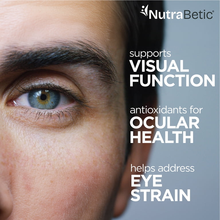 NutraBetic Eye Support Tablets, Optimum Eye Health, Visual Function,  Antioxidants for Ocular Health, Diabetic Support, Lutemax 2020, 30 Count -  Walmart.com