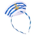 thumbnail image 4 of Diadema con sombrero de capitán, diadema con sombrero de yate, diadema con sombrero de marinero, accesorio para disfraz de fiesta, 4 of 8