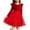 Red, variant on Arshiner Girls Fall Dress Toddler Tutu Velvet Tulle Winter Long Sleeve Formal Dresses