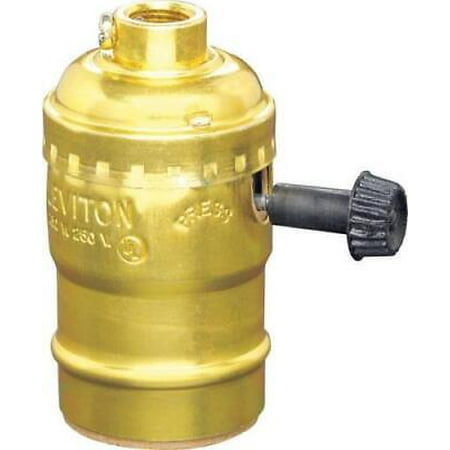 

Leviton Aluminum Medium Base Lampholder 1 pk (Pack of 10)