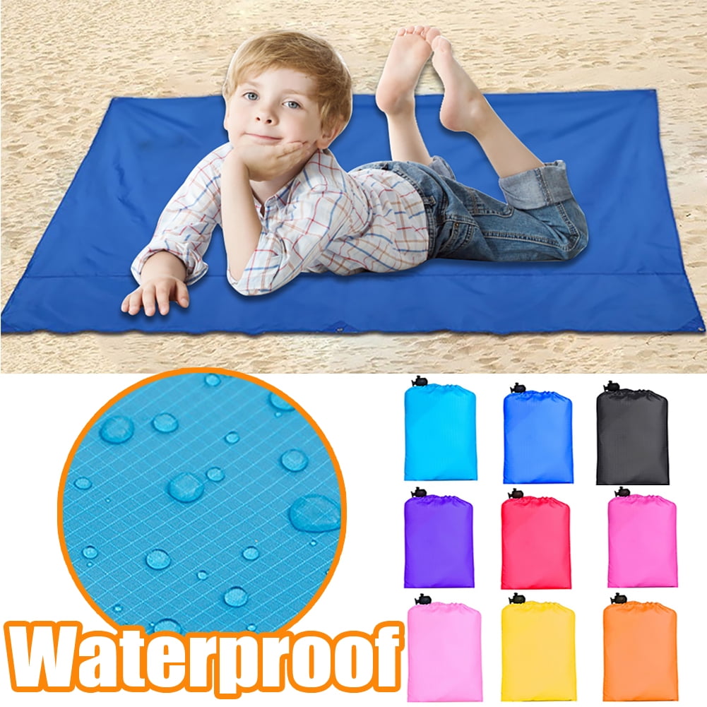 Details about   Outdoor Pocket Picnic Blanket Waterproof Beach Mat Camping Travel Sand Free Rug 