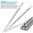 thumbnail image 2 of Lubelski 2Pcs Professional Triangle Dead Skin Remover Cuticle Pusher Nail Peeler Scraper, 2 of 6