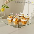 thumbnail image 6 of 20 Pieces of Mini Cute Cartoon Eyes Lunch Box Decoration Fork Fruit Fork Dessert Fork, 6 of 10