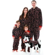 #followme Matching Adult Onesie for Family, Couples, Dog - Candy Cane (Candy Cane - Mens, XX-Large)