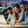 thumbnail image 6 of Tikeitoo Portable Alkaline Hydrogen Water Bottle with SPE PEM Technology | Type-C USB Rechargeable 1600 PPB Hydrogen Rich Water in 3 Minutes | Borosilicate Glass Water Cup | 2-in-1 Usage Modes, 6 of 7