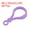 Purple, variant on Plastic Lobster Clasps, Claw Snap Hooks for Keychains DIY Light Blue, 48Pack