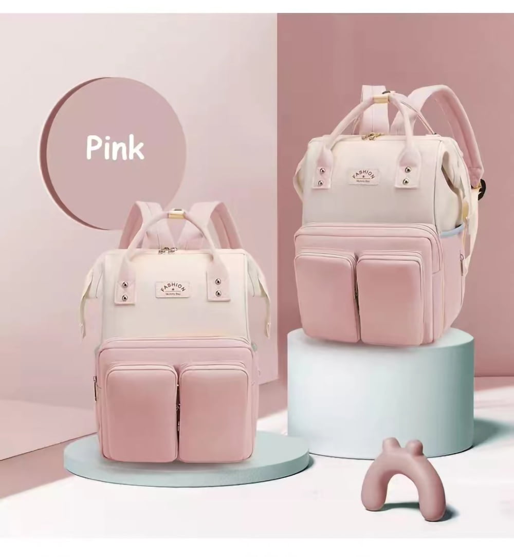 Stylish and Durable Waterproof Pink Diaper Bag Bahrain Ubuy