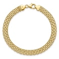 thumbnail image 5 of Primal Gold 14 Karat Yellow Gold Polished Fancy Link 7.5 Inch Bracelet, 5 of 5