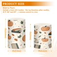 thumbnail image 6 of Yayeee Flameless Candles with Remote Flickering Battery Operated Multi Color Changing, Beige Fall Leaves, 6 of 7