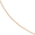 thumbnail image 4 of 14K Rose Gold 18" 2.5mm Bead Chain Necklace - Women, 4 of 4