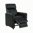 thumbnail image 3 of Toohey Upholstered Home Theater Push Back Recliner Black, 3 of 5