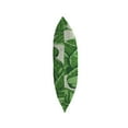 thumbnail image 6 of Jordan Manufacturing Sunbrella 16" x 16" Tropics Jungle Green Leaves Square Outdoor Throw Pillow, 6 of 10