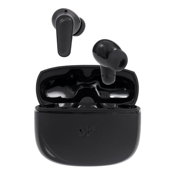 Audífonos Inalámbricos TWS STF One Bluetooth 5.4 42H ENC 4 Micrófonos IPX4 color Negro