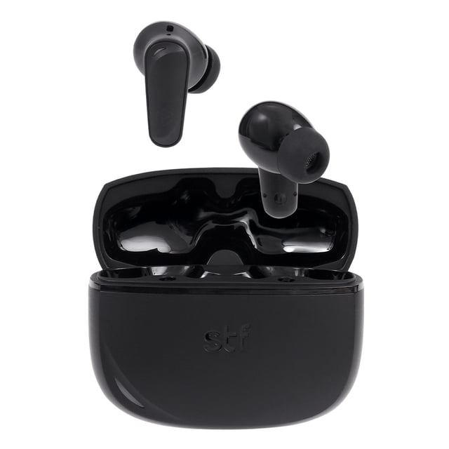Audífonos Inalámbricos TWS STF One Bluetooth 5.4 42H ENC 4 Micrófonos IPX4 color Negro