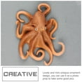 thumbnail image 6 of DRAFIDEEP 1Pack Octopus Model Realistic Sea Animal Figurines Lifelike Decoration Brown Plastic, 6 of 8