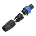 thumbnail image 4 of Conectores de adaptador de altavoz SpeakOns hembra, enchufe de altavoz de 4 polos con bloqueo por torsión, compatibles con Speakons 6 piezas, 4 of 4