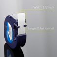 thumbnail image 3 of Compatible Label Replacement For Dymo Letratag Refills 91331 (s0721660) Lt Plastic Label Tape 1/2" X 13' (12mm X 4m) For Dymo Letratag Lt-100, 3 of 3