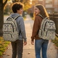 thumbnail image 2 of Bulopur Camo Dark Kids Backpack for Girls Gray Bow School Bag Lightweight/Breathable/Durable/Waterproof Multi-Pocket Book Bag for Elementary Students, 2 of 7