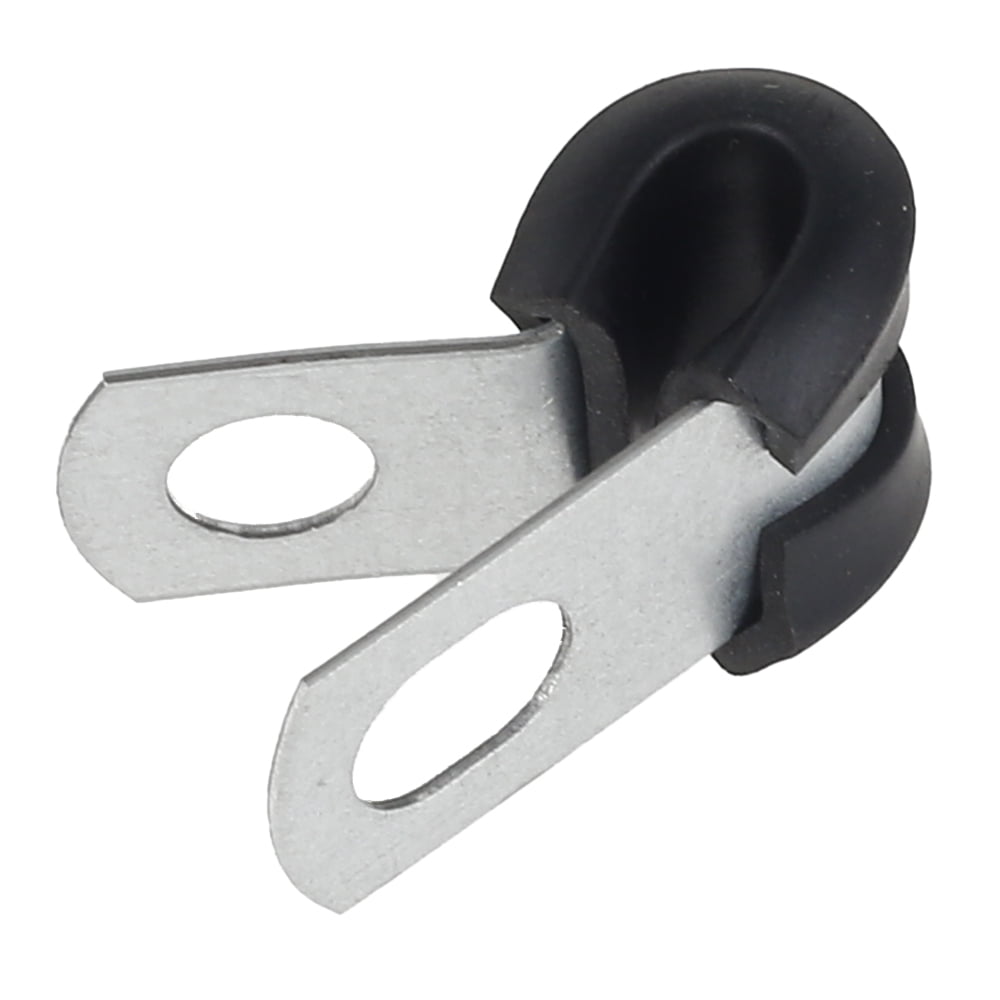 Hose Pipe 1-1/4 Details about   12 Pack 1.25 Inch Rubber Cushioned Stainless Steel Cable Clamp 
