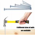 thumbnail image 4 of 280 Pieces Nail Assortment Flat Head Galvanized Nails Hardware Construction Nails for Picture, Wood and Assorted Nails,, 4 of 5