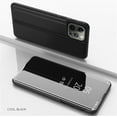 thumbnail image 2 of Stylish Mirror Flip Womens Case for Apple iPhone 15 Pro, Clear View Window Cover with Kickstand Thin Ultra Phone Case for iPhone 15 Pro QH Black, 2 of 11