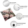 thumbnail image 6 of Dusky Rose Print Throw Pillow Covers Soft Corduroy Pillow Cushion Covers Pillowcase for Sofa Living Room Decoration Home, 6 of 7