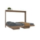 thumbnail image 1 of Cama Matrimonial Abatible Horizontal CB940-TK Color Café, 1 of 6