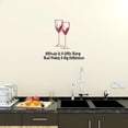 thumbnail image 1 of Attitude Difference Wine Glasses Champagne Merlot Pinot Bubbly Mousseux Winery Spirits Vineyard Grapes Grapevine Ruby Red Holiday Gift Decorating Ideas Wall Decal Sticker - Size: 10 In X 10 In, 1 of 5