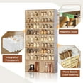 thumbnail image 4 of ANTBOX 9-Tier Stackable Shoe Organizer Cabinet with Magnetic Door, Portable Folding Design - Clear, 4 of 5