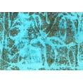 thumbnail image 1 of Ahgly Company Indoor Rectangle Abstract Light Blue Modern Area Rugs, 6' x 9', 1 of 4